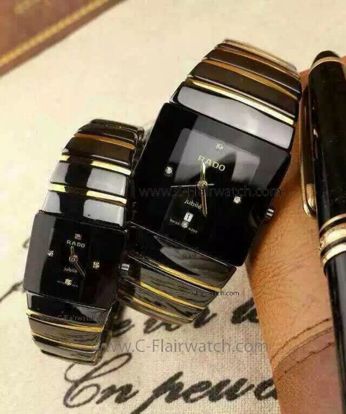 Replica Watches For Sale Rado Jubile Black Ceramic Watch